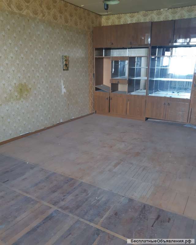 2-х комнатная квартира без ремонта в кирпичном доме