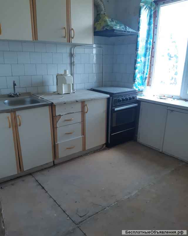 2-х комнатная квартира без ремонта в кирпичном доме