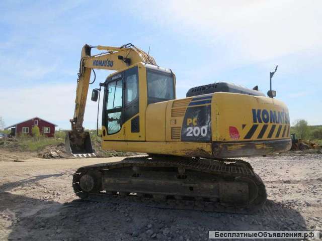 Гусеничный экскаватор Komatsu 200, 2014 г., доп. линии