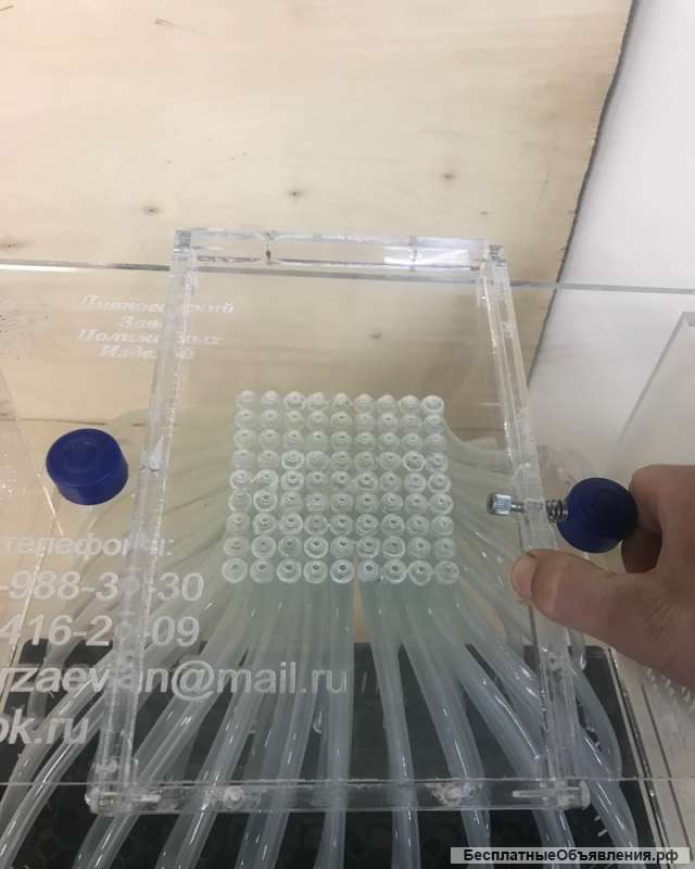 Ручная сеялка для кассет рассады, 81 ячейка