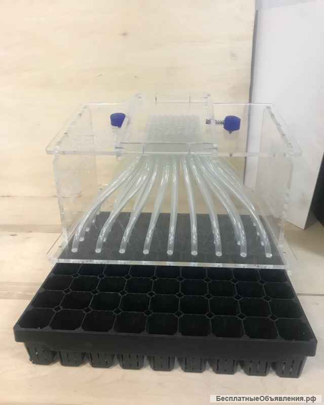 Ручная сеялка для кассет рассады, 81 ячейка