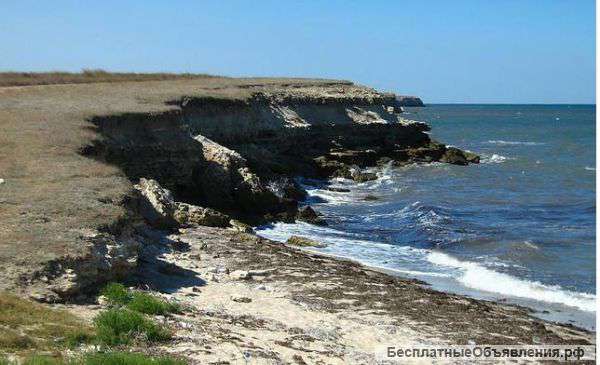 Земельный участок в Крыму на берегу моря 150 метров до уреза воды