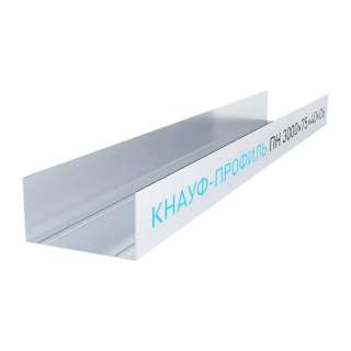 Профиль направляющий ПН Кнауф (Knauf) 75х40х0,6мм дл. 3м