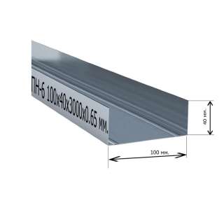 Профиль направляющий Knauf ПН-6 100х40х3м 0,6мм