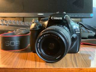 Фотоаппарат Canon 1100d с двумя объективами
