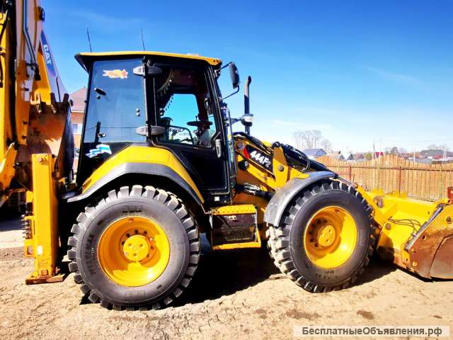 CAT 444F2 б/у экскаватор-погрузчик Caterpillar 444F2