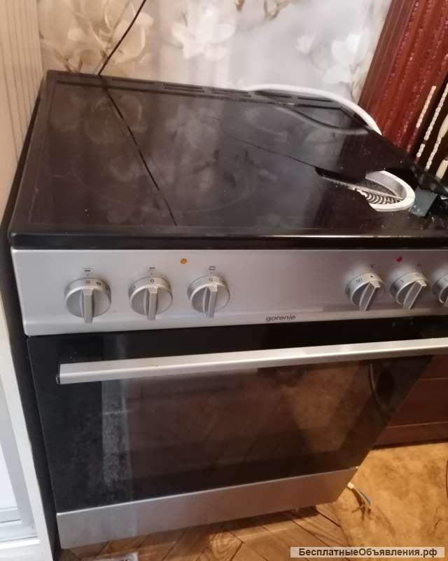 Плита электрическая стеклокерамика горение б. У продать