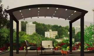 Пергола изогнутая отдельностоящая