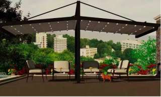 Пергола двойная отдельностоящая