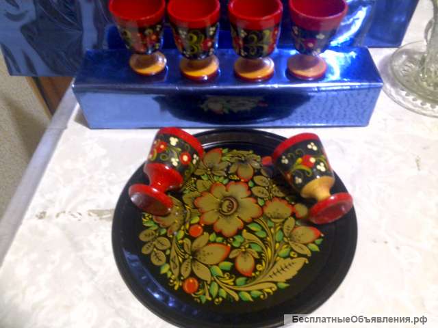 Рюмки "Владимирские узоры" СССР новые