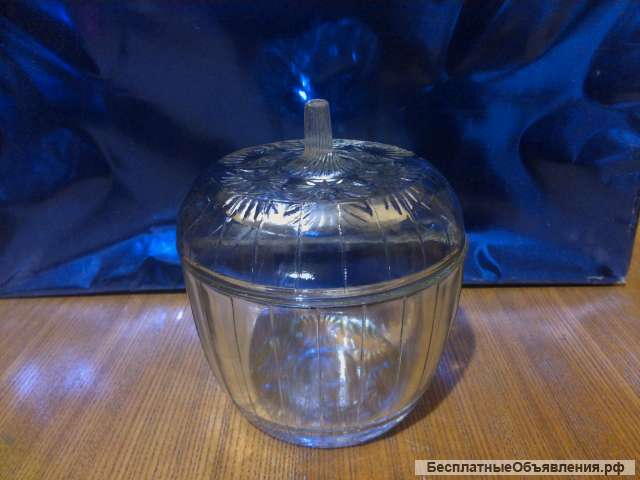 Сахарница Конфетница Сухарница стекло СССР Новые