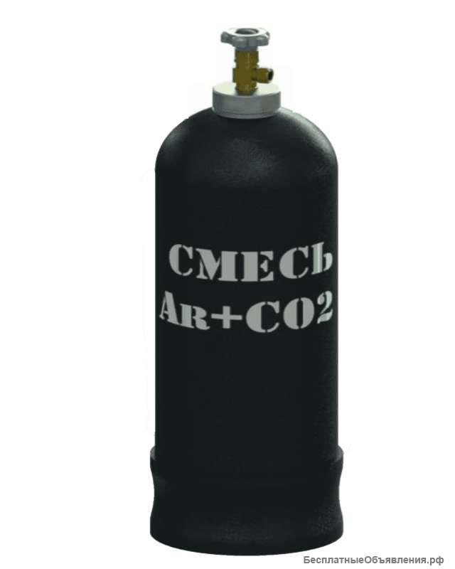 Заправка сварочной смесью (Ar+CO2)