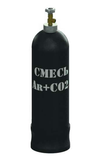 Заправка сварочной смесью (Ar+CO2)