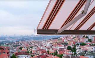 Локтевая маркиза открытого типа