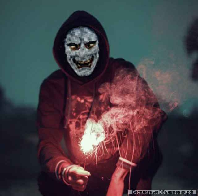 Светодиодная интерактивная маска