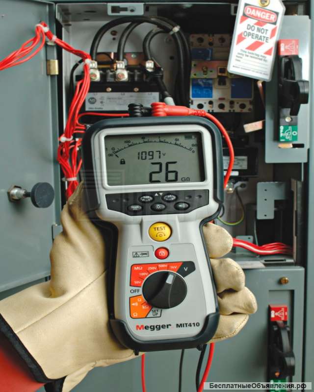 Замер сопротивления изоляции электролаборатория
