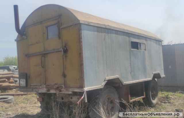 Кунг вагончик бытовка на колёсах с ДОКУМЕНТАМИ