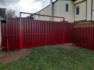 Установка заборов любой сложности НЕДОРОГО