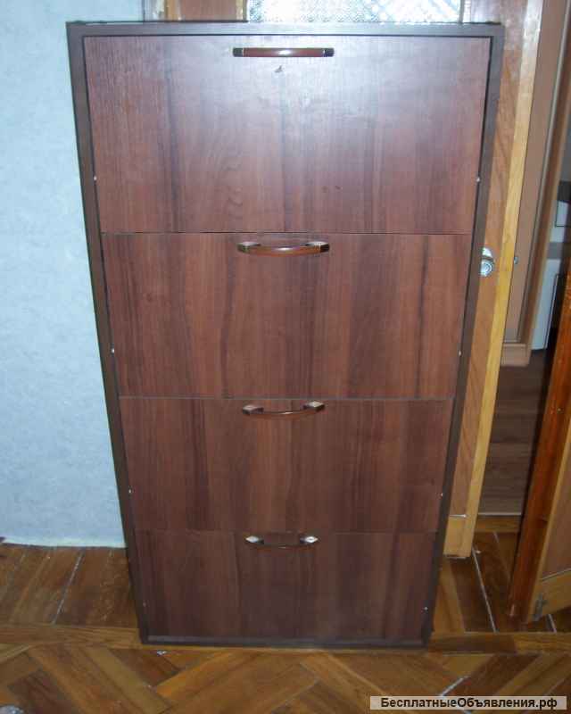 Тумбу для обуви из 4х секций