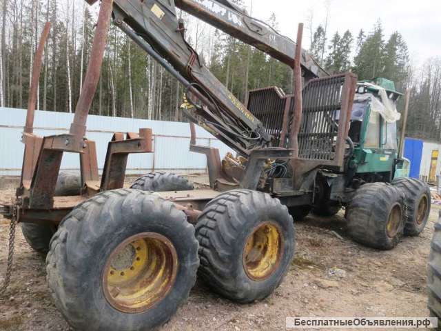 Форвардер Timberjack 1210 8W, гусеницы
