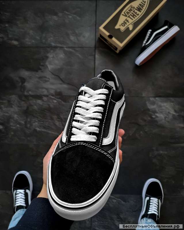 Мужские кеды Vans Skool Black