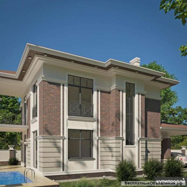 Коттеджи из 4-х домов по 176кв.м.