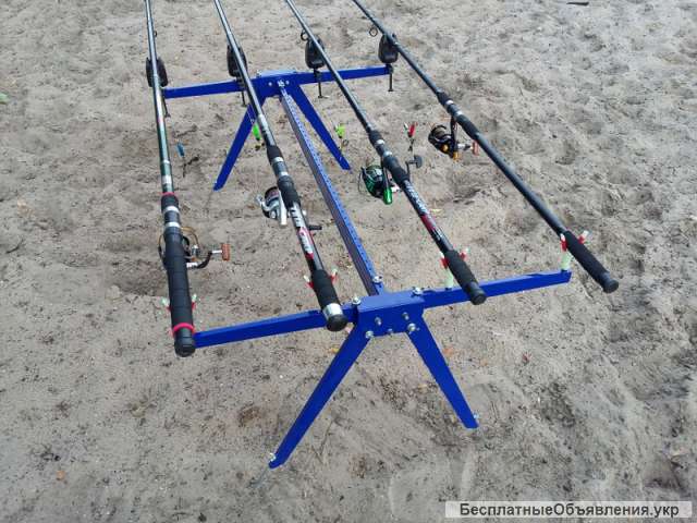 Карповий Род Под 4 вудилища, подарунок рибалці, Rod Pod Україна, відео