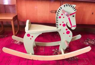 Конь-каталка для малышей, деревянная из СССР