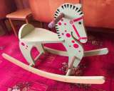 Конь-каталка для малышей, деревянная из СССР