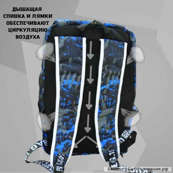 Рюкзак мужской в комплекте USB и AUX