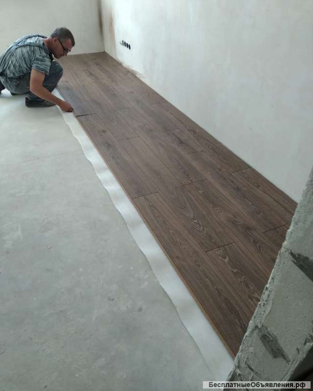 Укладка ламината в квартире