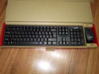 Клавиатура и мышь Genius SlimStar 8000 Black