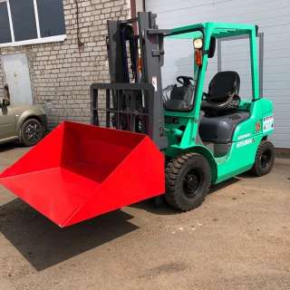 Погрузчик вилочный Mitsubishi FD25 (Ковш+вилы)