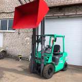 Погрузчик вилочный Mitsubishi FD25 (Ковш+вилы)