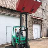 Погрузчик вилочный Mitsubishi FD25 (Ковш+вилы)