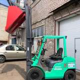 Погрузчик вилочный Mitsubishi FD25 (Ковш+вилы)