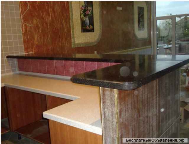 Столешницы, мойки, из искусственного камня