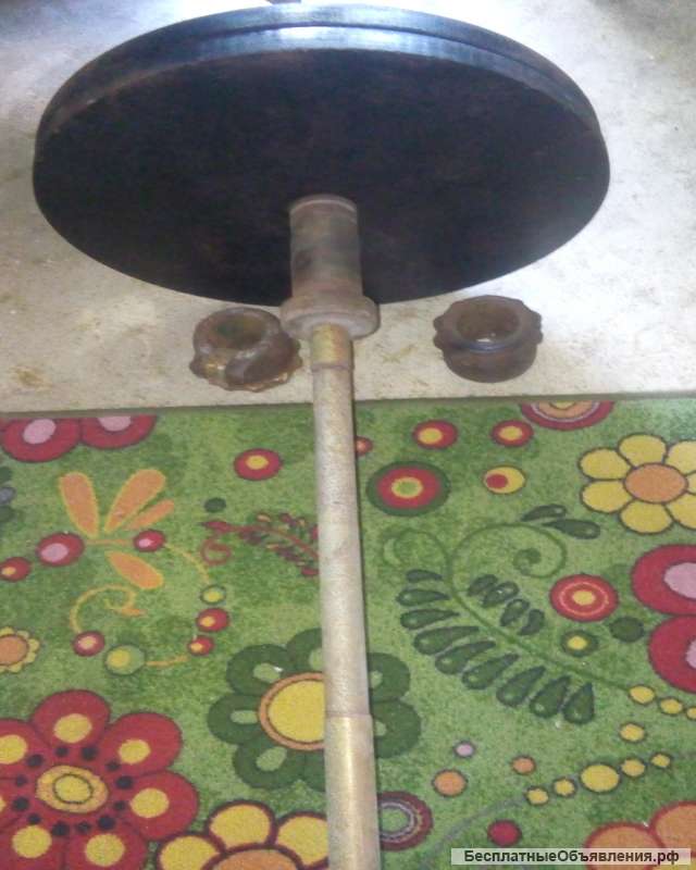Штанга с металлическими блинами