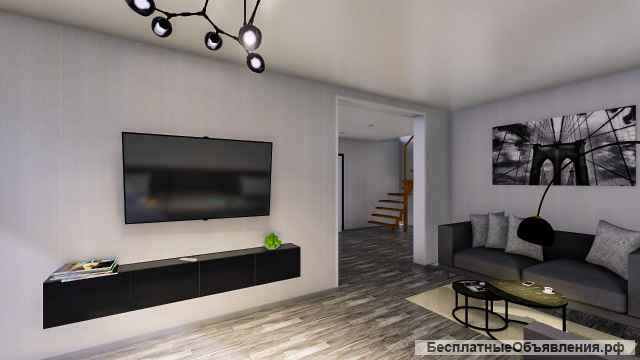 Дизайн интерьеров, чертежи, визуализации, 3D моделирование