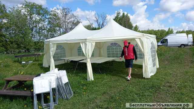 Аренда шатров и мебели