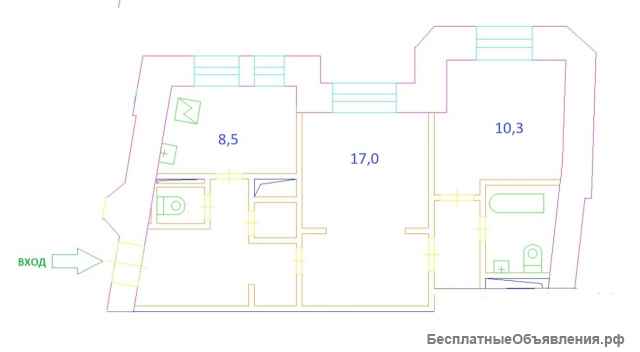 2 к.к. Москва, Трёхпрудный пер. дом 5