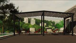 Пергола плоская отдельностоящая