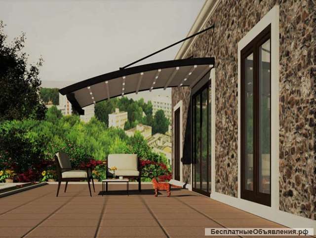 Пергола подвесная полукруглая