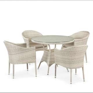 Комплект ПЛЕТЕНОЙ МЕБЕЛИ T190A/Y350A-W85-D96 LATTE 4PCS