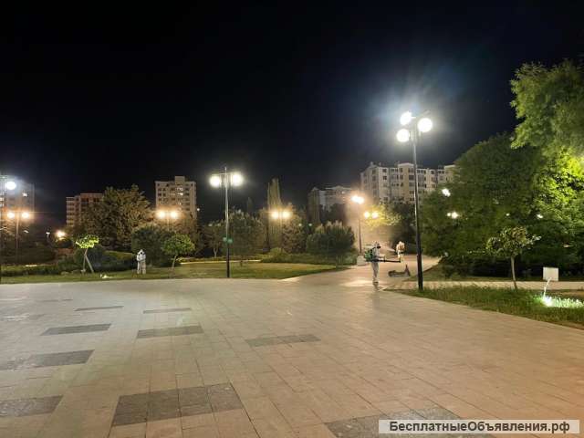 Противоклещевая обработка парков и скверов в городе Севастополе