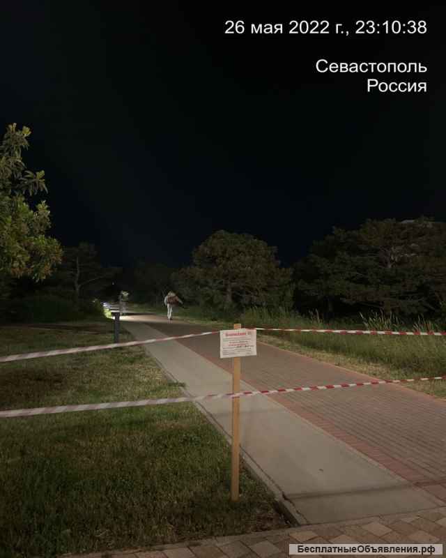 Противоклещевая обработка парков и скверов в городе Севастополе