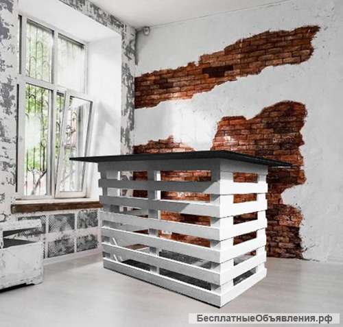 Барная стойка, Рецепшн в стиле лофт