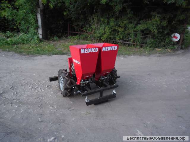 Сажалка для чеснока, лука-севка двухрядная СЧ-2