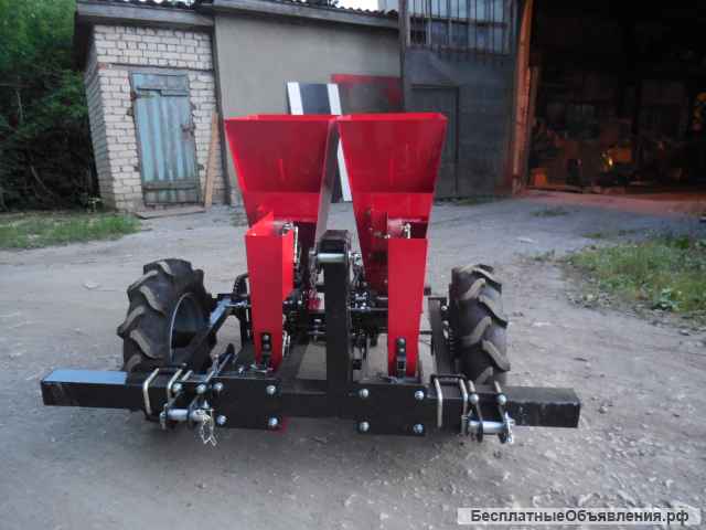 Сажалка для чеснока, лука-севка двухрядная СЧ-2