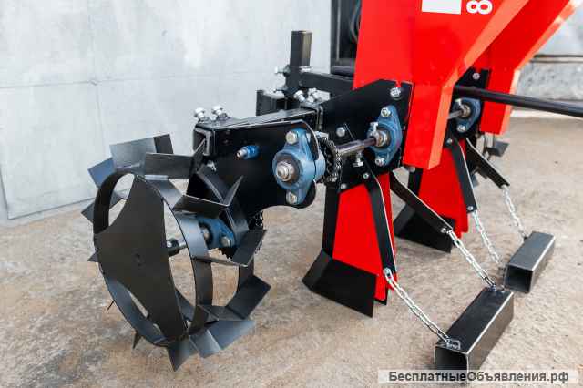 Сажалка чеснока двухрядная для мотоблока